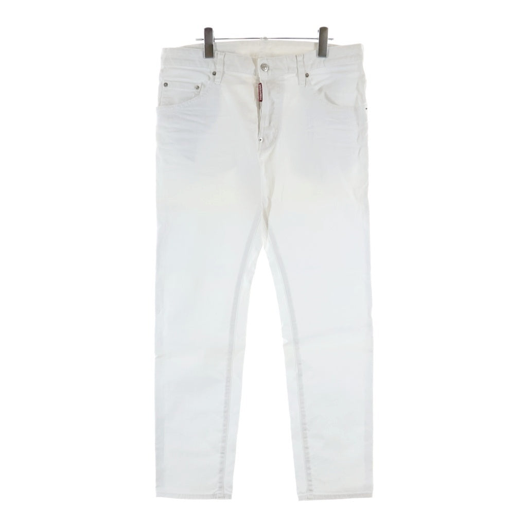 DSQUARED2(ディースクエアード) Skater Jeans スケーターデニムパンツ S74LB0941S39781 ホワイト