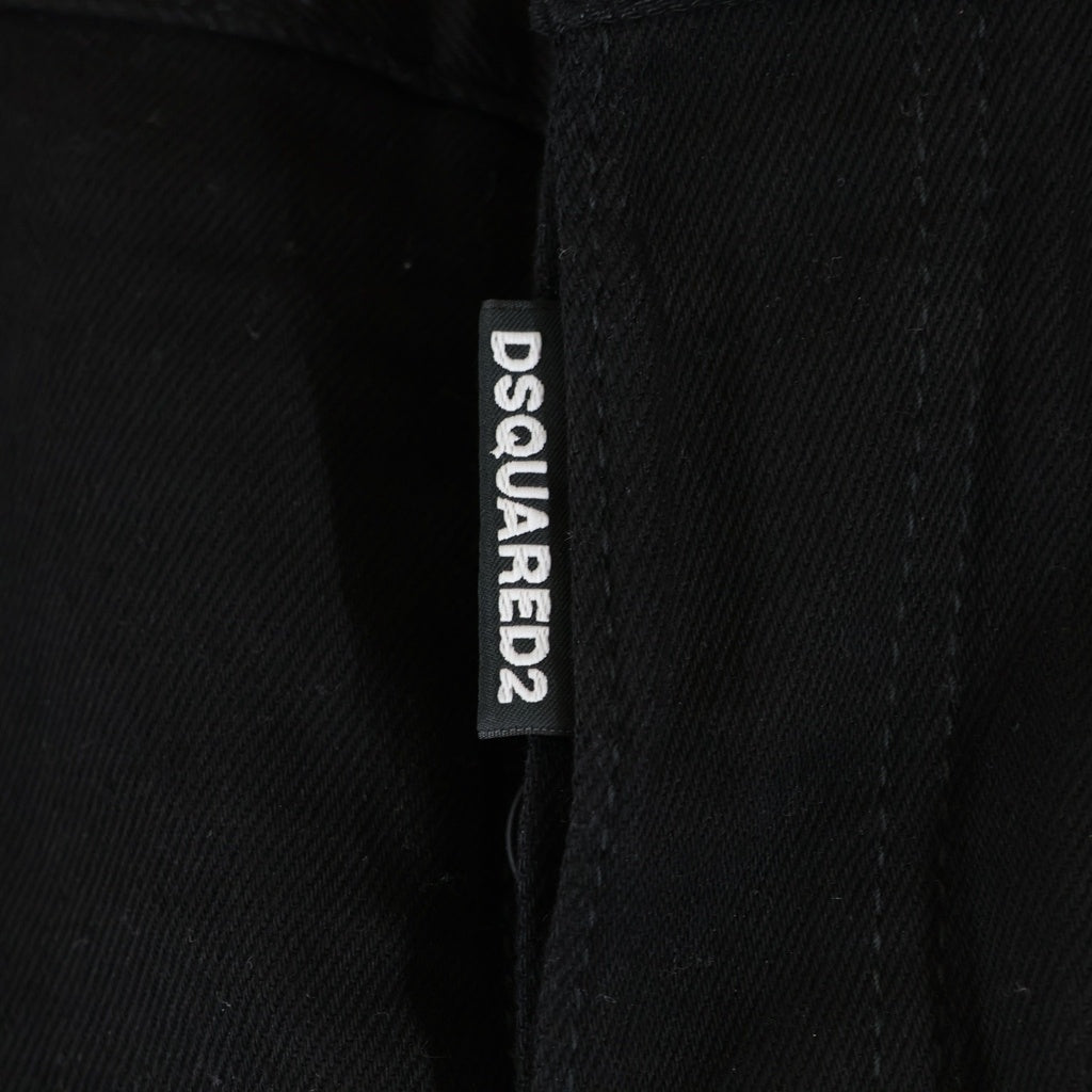 DSQUARED2(ディースクエアード) Skinny Fit Jeans スキニー ジーンズ S71LB1082 ブラック
