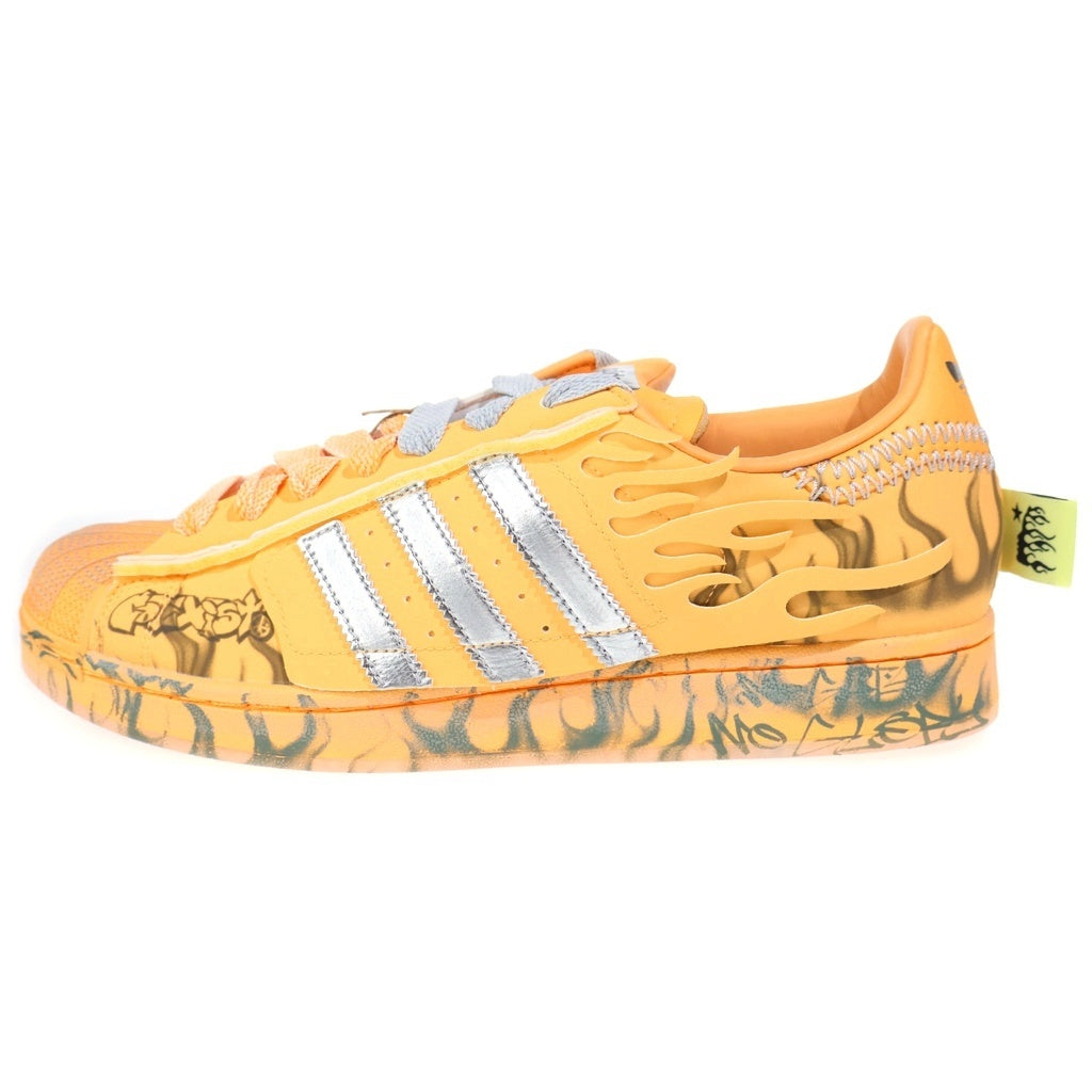  アディダス ×Hellstar Superstar 2 LA1501 ヘルスター スーパースター2 ローカットスニーカー US10.5/28.5cm オレンジ adidas(アディダス) ×Hellstar Superstar 2 LA1501 ヘルスター