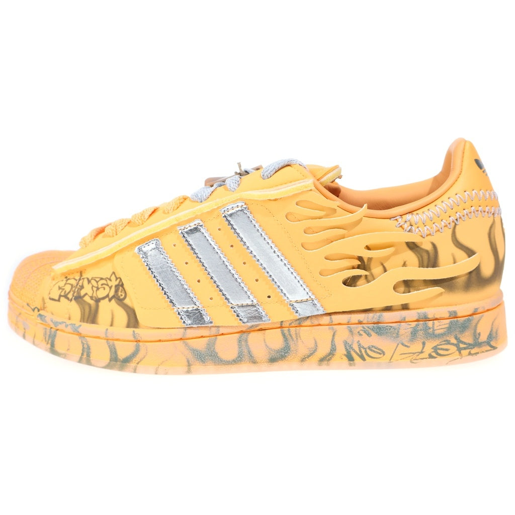 adidas(アディダス) ×Hellstar Superstar 2 LA1501 ヘルスター スーパースター2 ローカットスニーカー US10.5/28.5cm オレンジ