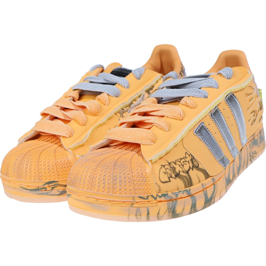 adidas(アディダス) ×Hellstar Superstar 2 LA1501 ヘルスター スーパースター2 ローカットスニーカー US10.5/28.5cm オレンジ