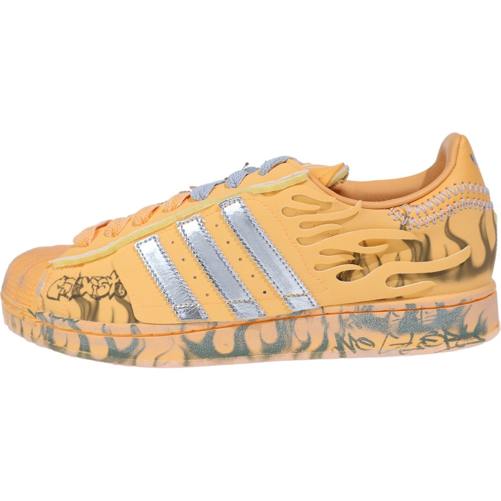 adidas(アディダス) ×Hellstar Superstar 2 LA1501 ヘルスター スーパースター2 ローカットスニーカー US10.5/28.5cm オレンジ