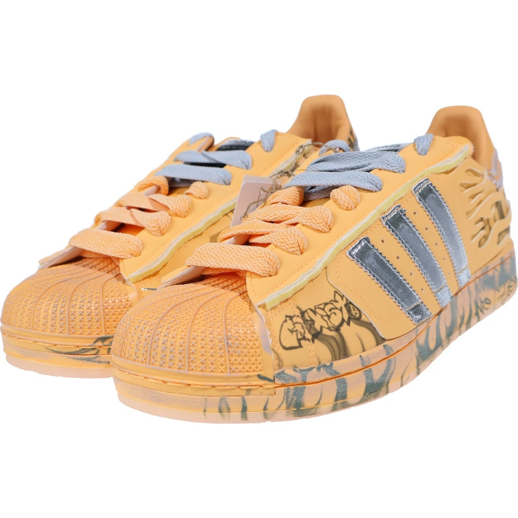 adidas(アディダス) ×Hellstar Superstar 2 LA1501 ヘルスター スーパースター2 ローカットスニーカー US10.5/28.5cm オレンジ