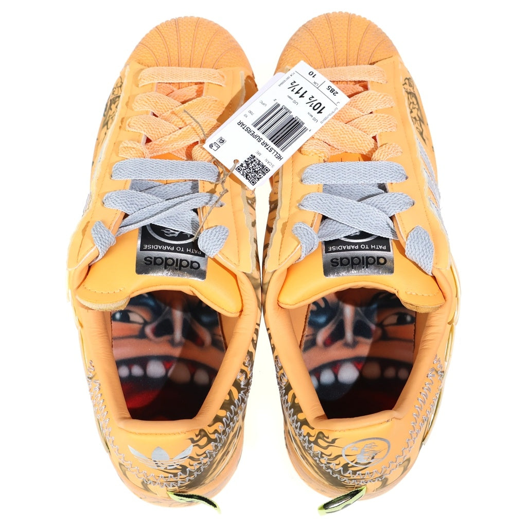 adidas(アディダス) ×Hellstar Superstar 2 LA1501 ヘルスター スーパースター2 ローカットスニーカー US10.5/28.5cm オレンジ