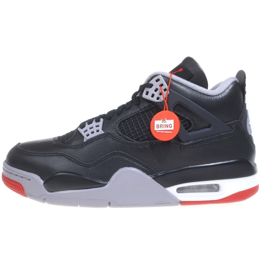 NIKE(ナイキ) AIR JORDAN 4 RETRO BRED REIMAGINED FV5029-006 エアジョーダン レトロ ブレッドリイマジンド ハイカットスニーカー US8.5/26.5cm ブラック/レッド