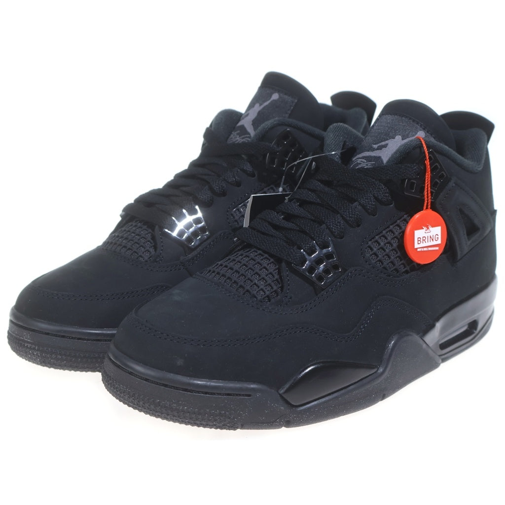 NIKE(ナイキ) AIR JORDAN 4 BLACK CAT FV5029‐010 エアジョーダン4 ブラックキャット ハイカットスニーカー US8.5/26.5cm ブラック