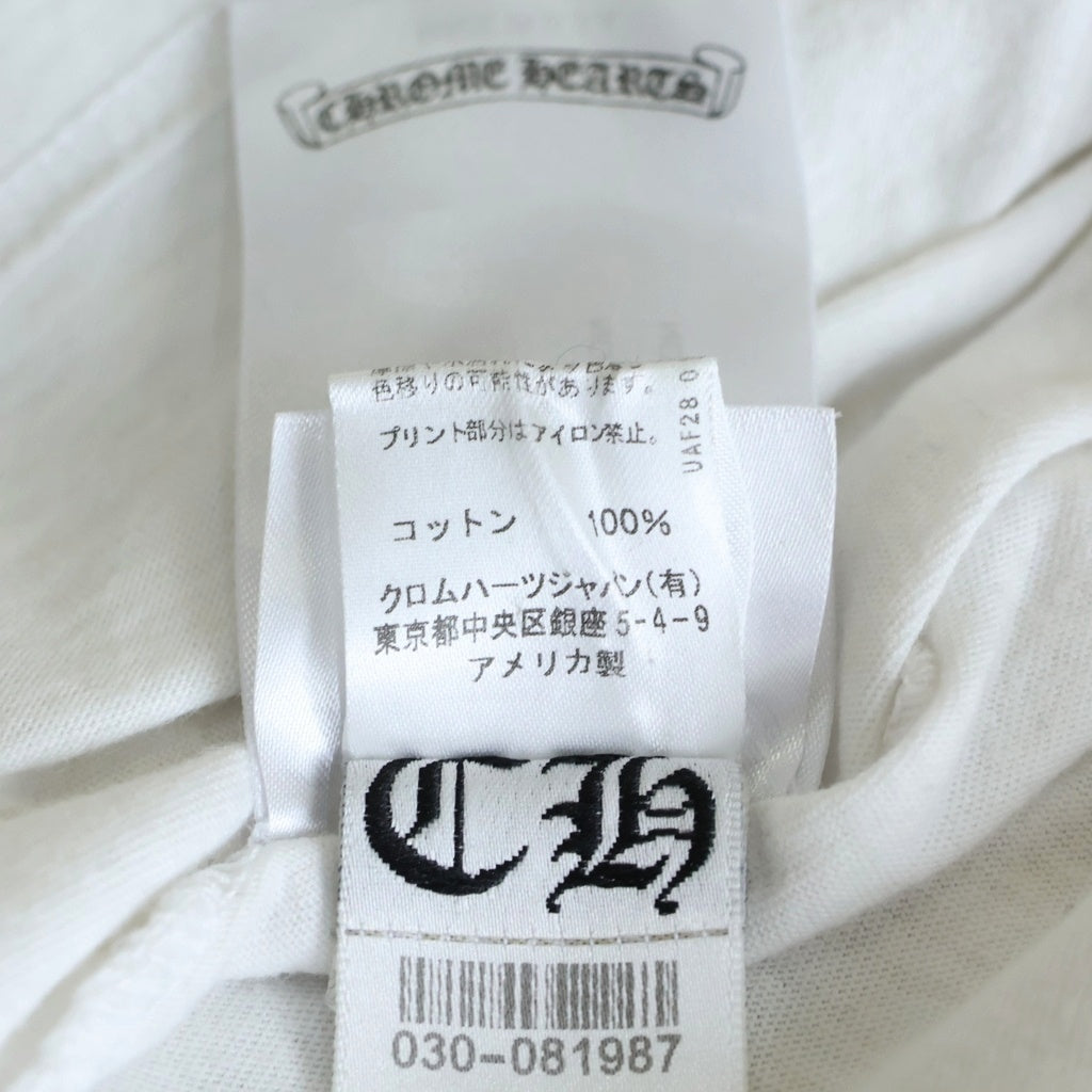 CHROME HEARTS(クロムハーツ) HORSESHOE S/S TEE ホースシュープリント 半袖Tシャツ カットソー ホワイト