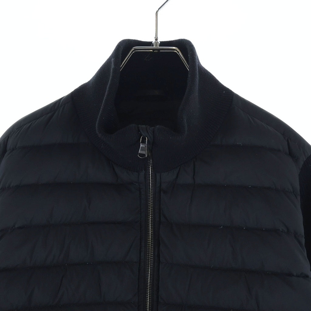 TATRAS(タトラス) HENDER ナイロンウールコンビジップアップダウンジャケット ブラック MTAT24A4927-D