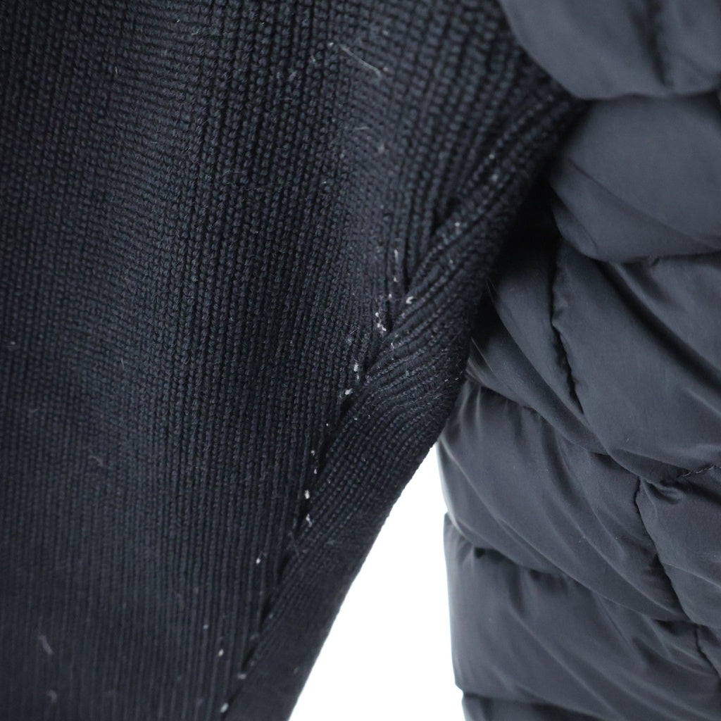 TATRAS(タトラス) HENDER ナイロンウールコンビジップアップダウンジャケット ブラック MTAT24A4927-D