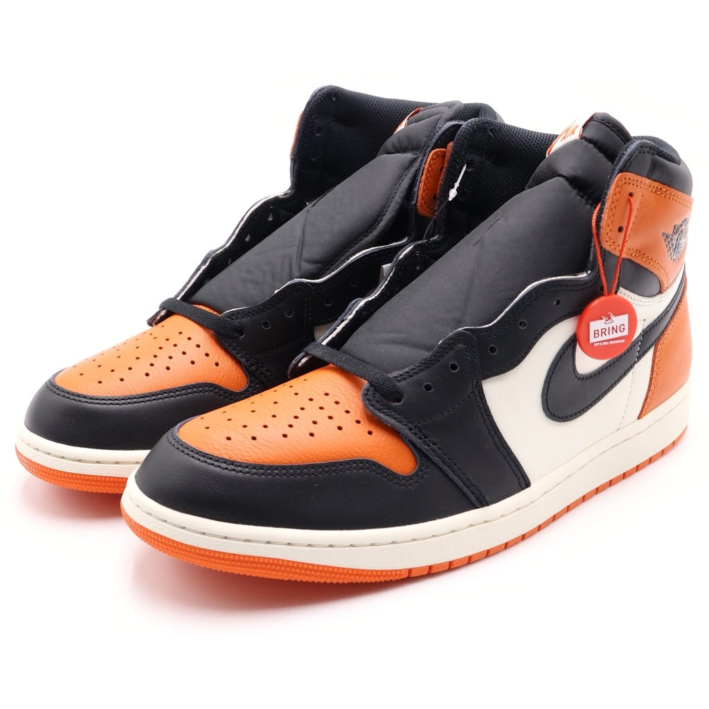NIKE(ナイキ) AIR JORDAN 1 RETRO HIGH OG SHATTERED BACKBOARD DZ5485-008 エアジョーダン1 レトロ シャッタードバックボード ハイカットスニーカー US12/30.0cm オレンジ