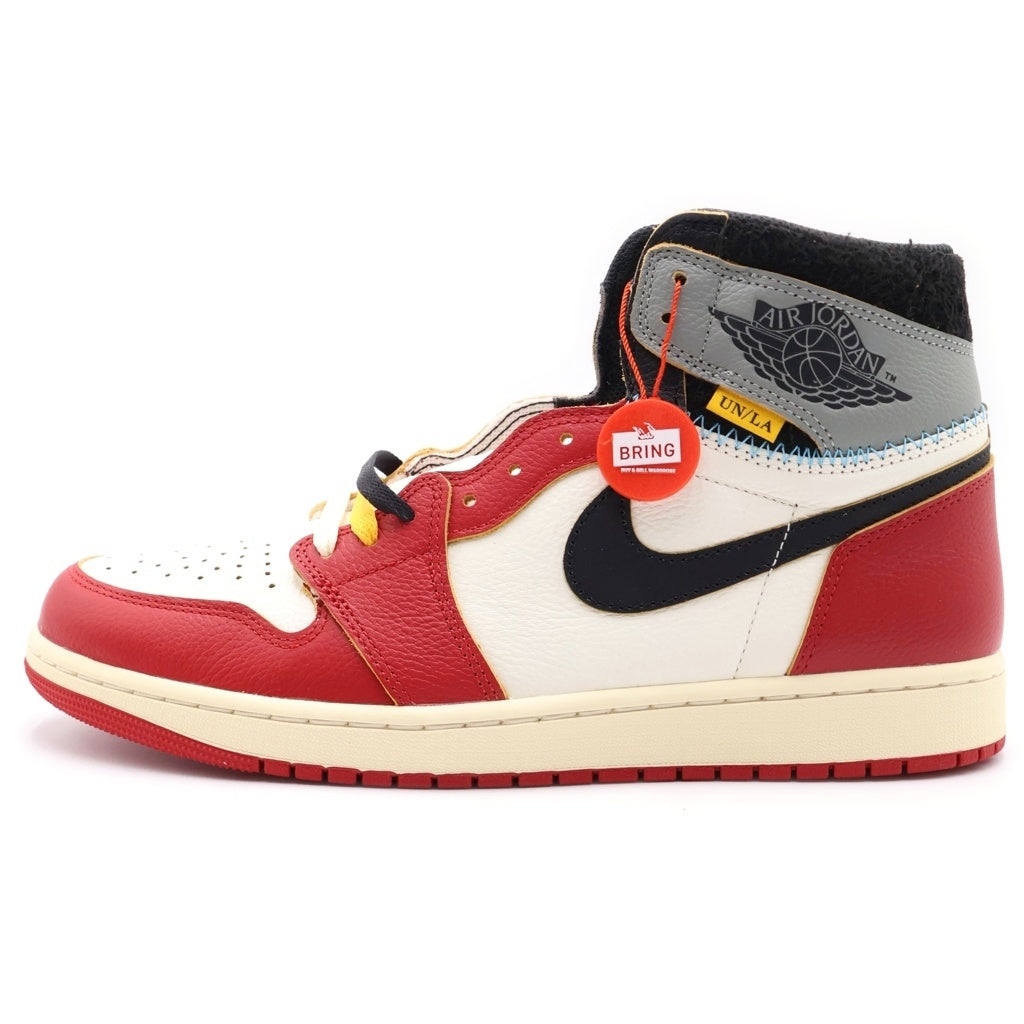 NIKE(ナイキ) ×UNION AIR JORDAN 1 RETRO HIGH OG CHICAGO HV8563-600 ユニオン エアジョーダン1 シカゴ ハイカットスニーカー US12/30.0cm レッド/ホワイト