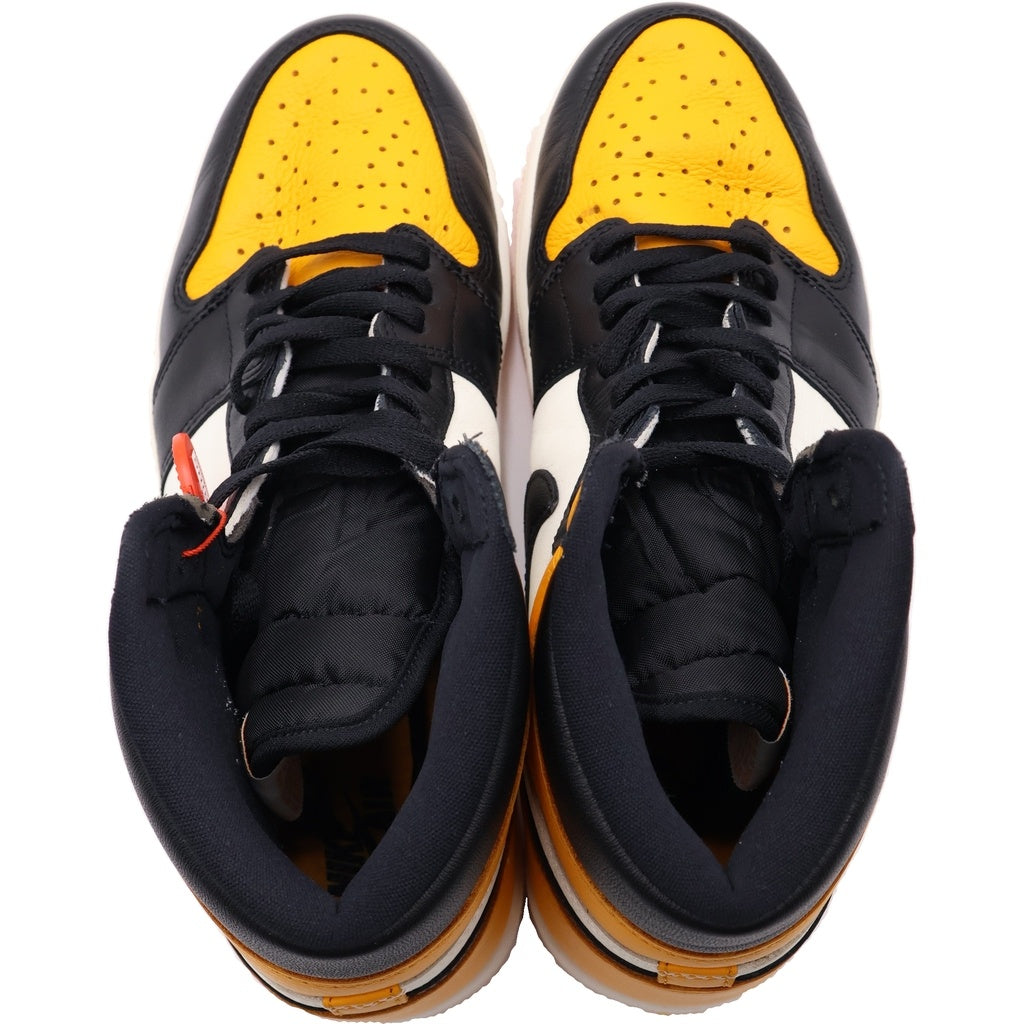 NIKE(ナイキ) AIR JORDAN1 RETRO HIGH OG TAXI 555088-711 エアジョーダン1 タクシー ハイカットスニーカー US12/30.0cm ホワイト/ブラック/イエロー