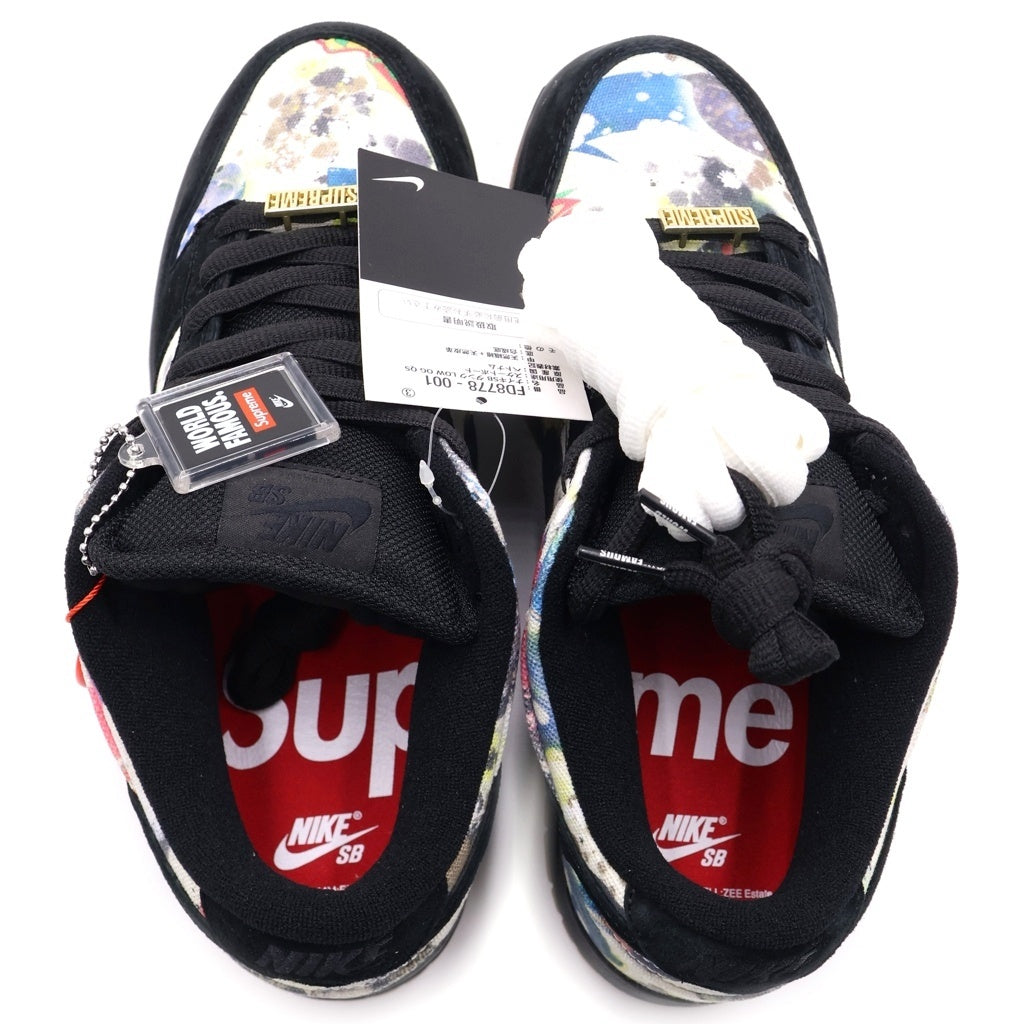 NIKE SB(ナイキエスビー) ×SUPREME RAMMELLZEE DUNK LOW FD8778-001 シュプリーム ラメルジー ダンク ローカットスニーカー US9/27.0cm ブラック/マルチ