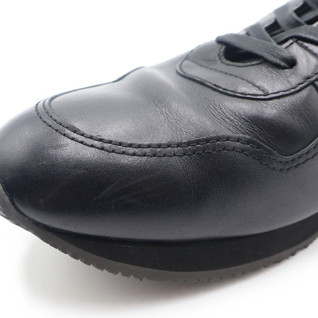 ASICS(アシックス) RUNWALK 1231A177 3E レザーローカットスニーカー ブラック US9.5/27.5cm