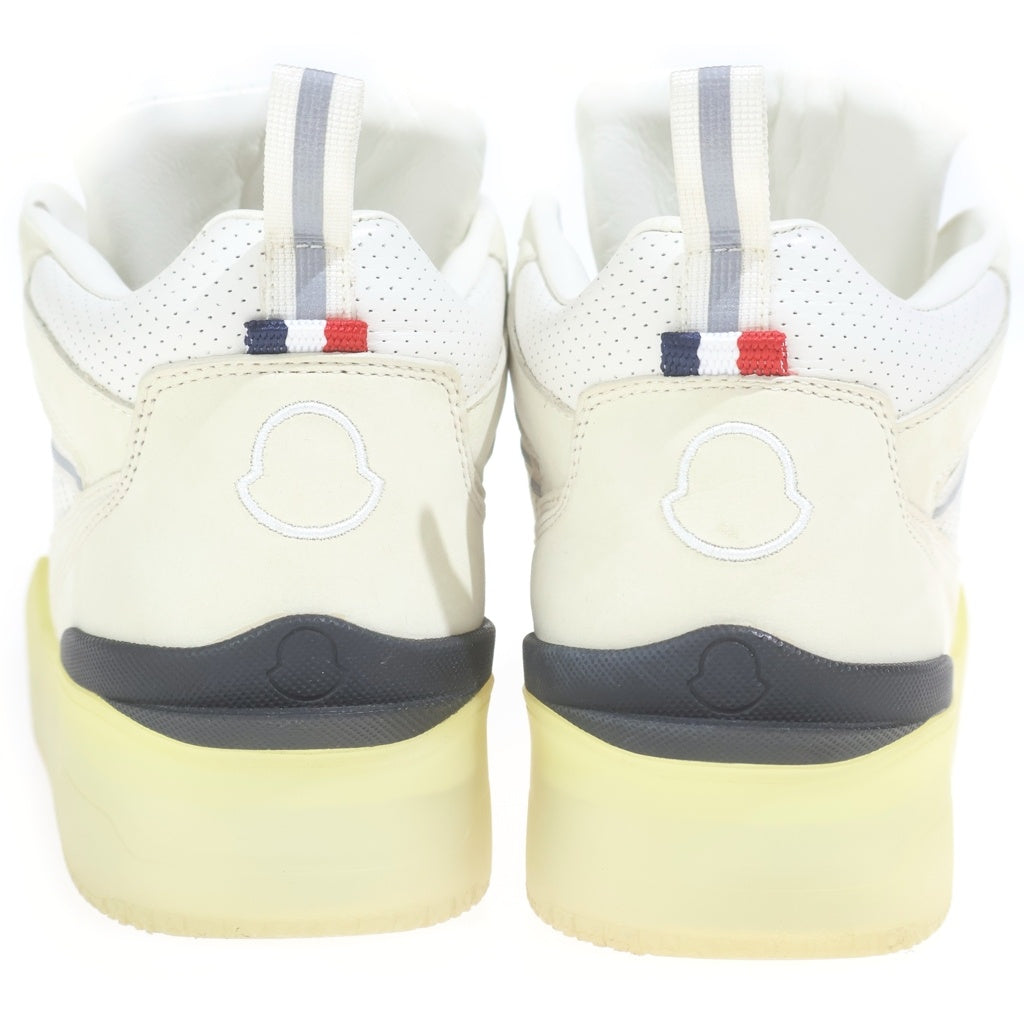 MONCLER(モンクレール) Pivot Mid Sneakers 4M00150 M2554 ピボット ミッドカットスニーカー ホワイト 43