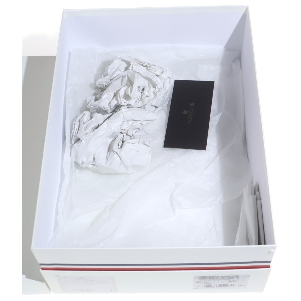 MONCLER(モンクレール) Pivot Mid Sneakers 4M00150 M2554 ピボット ミッドカットスニーカー ホワイト 43
