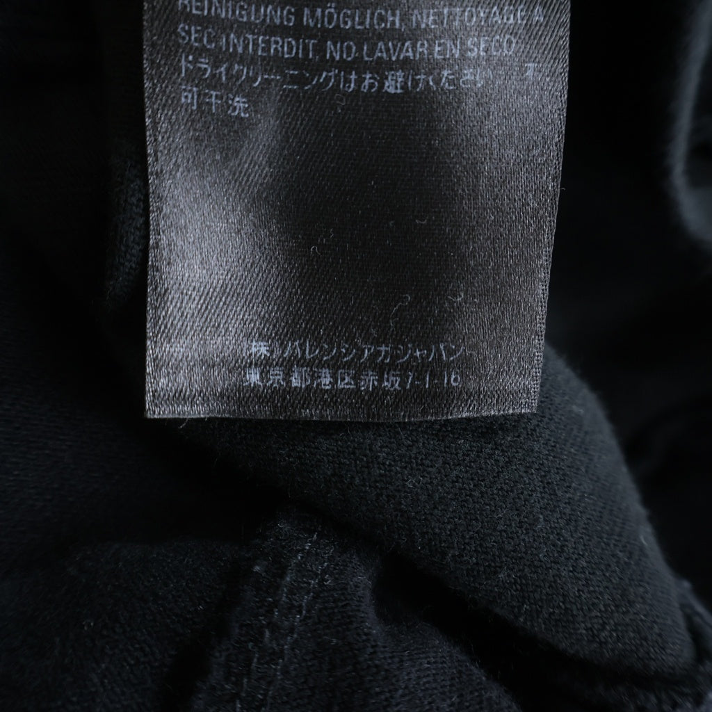BALENCIAGA(バレンシアガ) 21SS 青山限定 CUTUP LONGSLEEVE TEE 661602-TKVD1 再構築デザインクルーネックロングスリーブ長袖Tシャツ