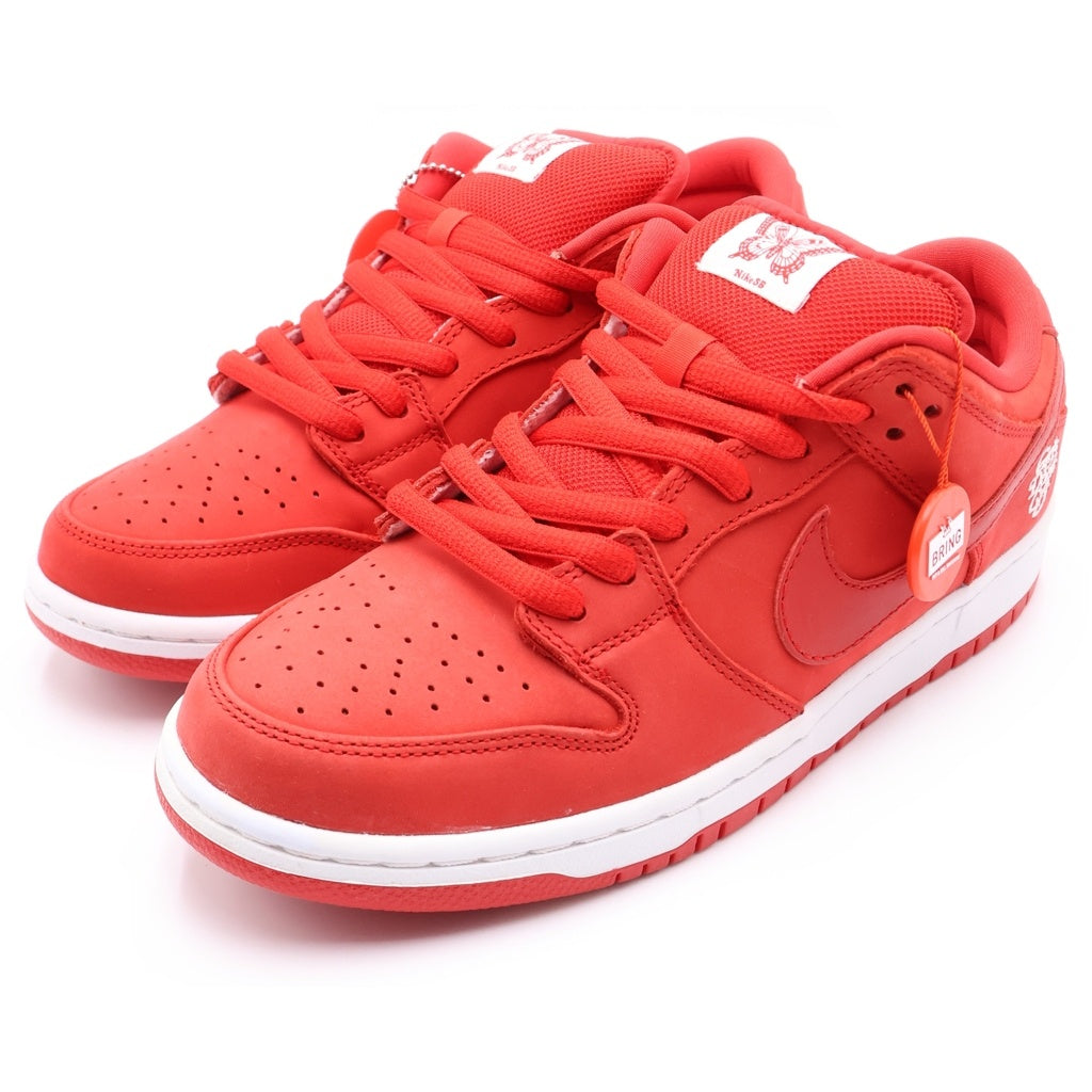 NIKE SB(ナイキエスビー) ×Girls Don't Cry SB DUNK LOW PRO QS BQ6832-600×ガールズドントクライ ダンク ローカットスニーカー US9/27.0cm レッド