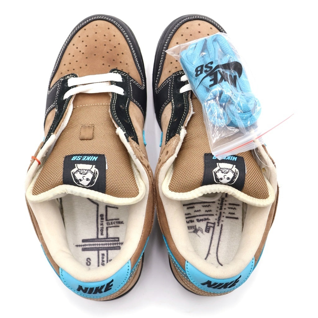 NIKE SB(ナイキエスビー) 【観賞用 2005年製】 DUNK LOW SLAM CITY 304292-201 ダンク スラムシティ ローカットスニーカー US10.5/28.5cm ブラウン/ブルー