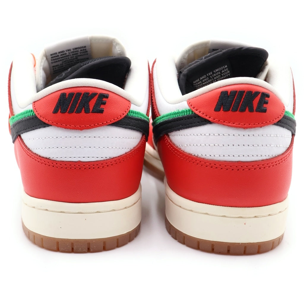 NIKE SB(ナイキエスビー) ×FRAME SKATE DUNK LOW PRO QS HABIBI CT2550-600 フレイムスケート ダンク ハビビ ローカットスニーカー US11/29.0cm ホワイト/レッド