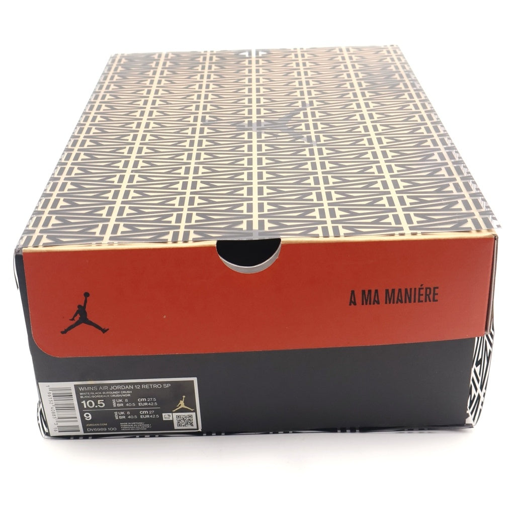 NIKE(ナイキ) ×A MA MANIERE WMNS AIR JORDAN 12 RETRO SP DV6989-100 アママニエール ウィメンズ エアジョーダン12 ハイカットスニーカー US10.5/27.5cm ホワイト