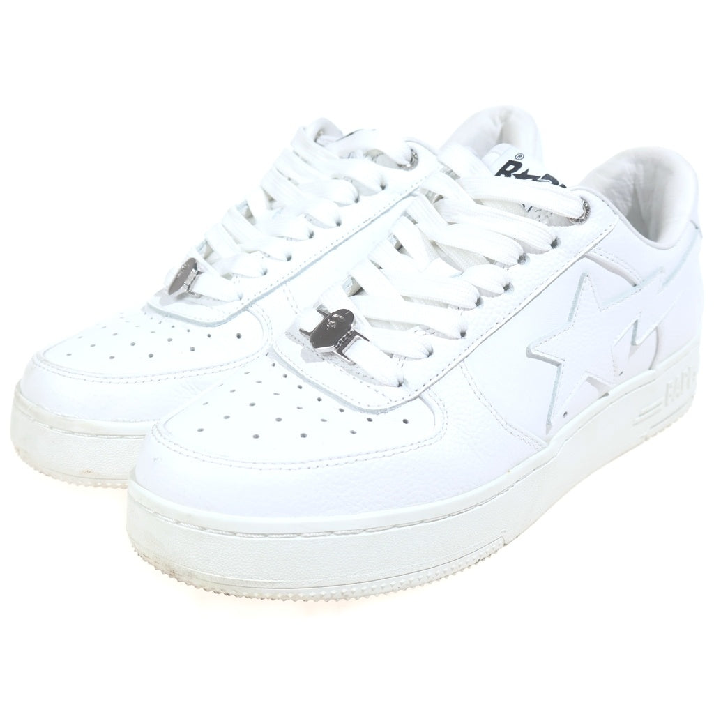 A BATHING APE(アベイシングエイプ) BAPE STA 1K70191334 ベイプスタ ローカットスニーカー ホワイト US9/27.0cm
