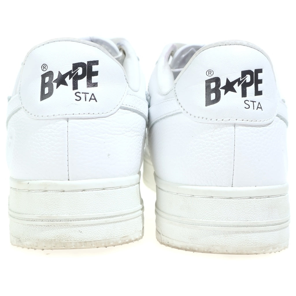 A BATHING APE(アベイシングエイプ) BAPE STA 1K70191334 ベイプスタ ローカットスニーカー ホワイト US9/27.0cm