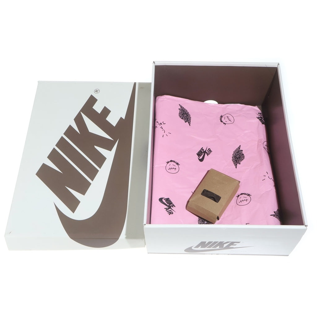 NIKE(ナイキ) ×TRAVIS SCOTT AIR JORDAN 1 LOW OG SP VELVET BROWN DM7866-202 トラヴィススコット エアジョーダン1 ベルベットブラウン ローカットスニーカー US8.5/26.5cm