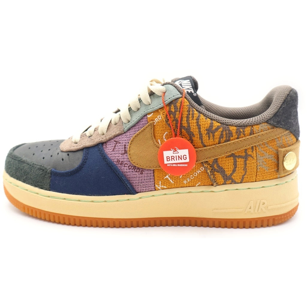 NIKE(ナイキ) ×TRAVIS SCOTT AIR FORCE 1 LOW CACTUS JACK MULTI COLOR CN2405-900 トラヴィススコット エアフォース1 カクタスジャック ローカットスニーカー US8.5/26.5cm