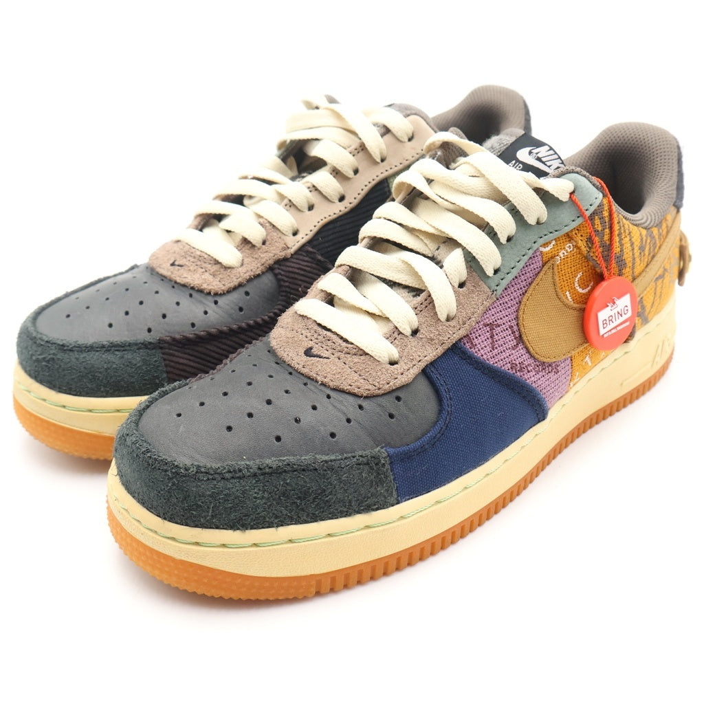 NIKE(ナイキ) ×TRAVIS SCOTT AIR FORCE 1 LOW CACTUS JACK MULTI COLOR CN2405-900 トラヴィススコット エアフォース1 カクタスジャック ローカットスニーカー US8.5/26.5cm