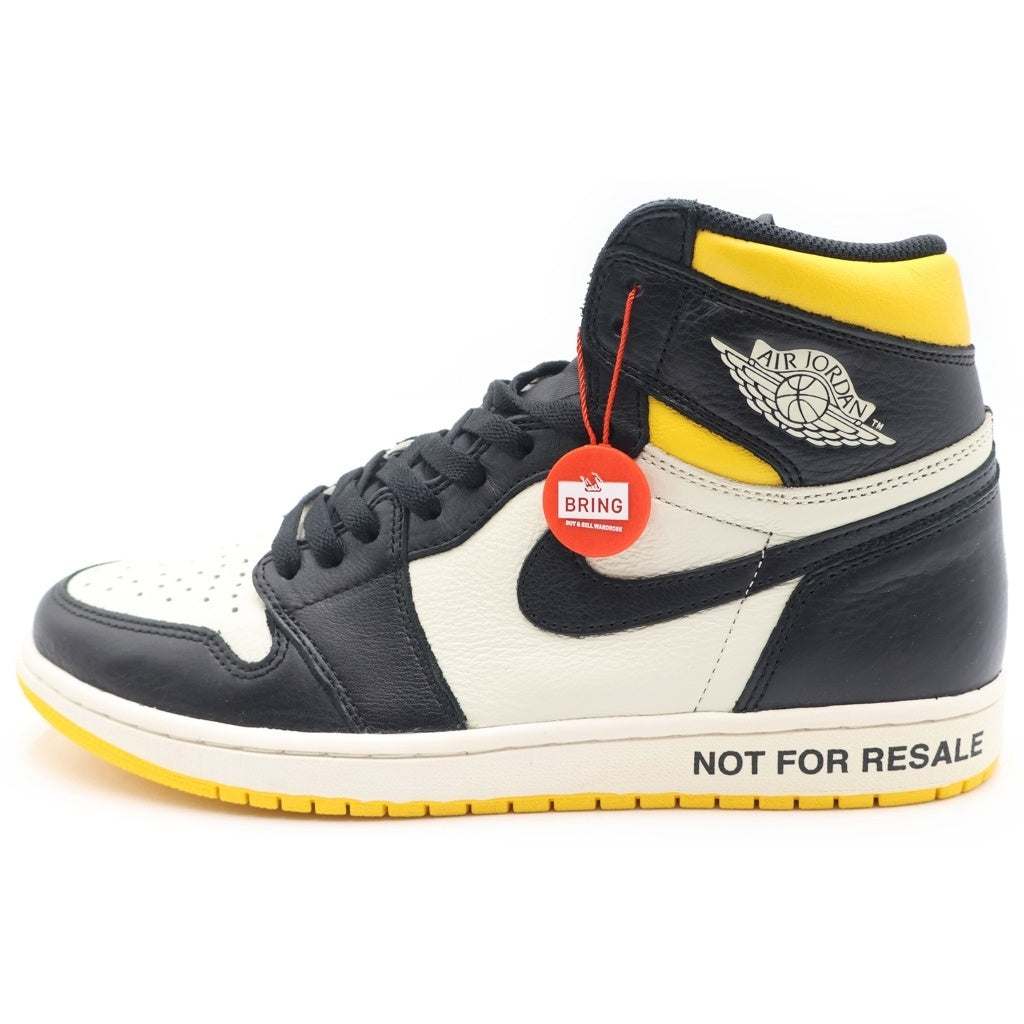 NIKE(ナイキ) AIR JORDAN 1 RETRO HIGH VARSITY MAIZE 861428-107 エアジョーダン1 ノットフォーリセール ハイカットスニーカー US11/29.0cm イエロー/ホワイト