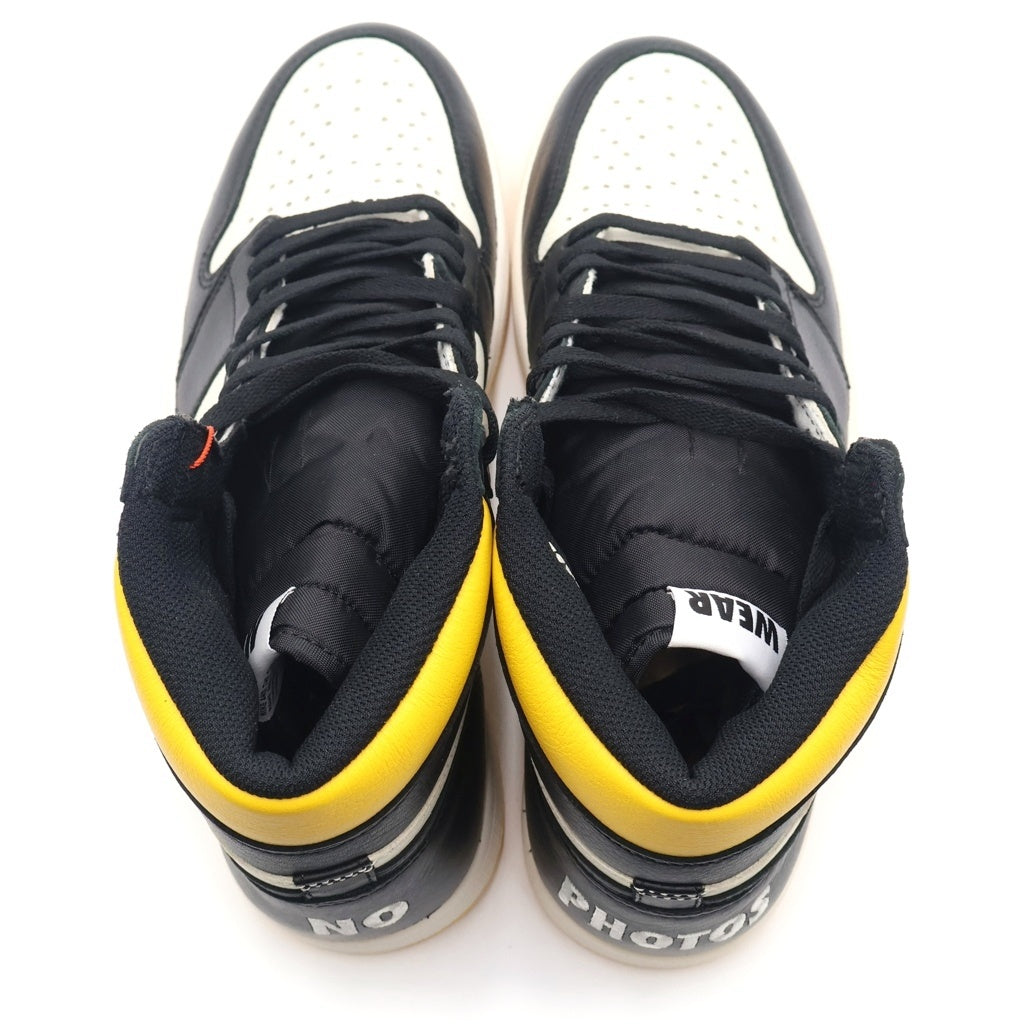 NIKE(ナイキ) AIR JORDAN 1 RETRO HIGH VARSITY MAIZE 861428-107 エアジョーダン1 ノットフォーリセール ハイカットスニーカー US11/29.0cm イエロー/ホワイト