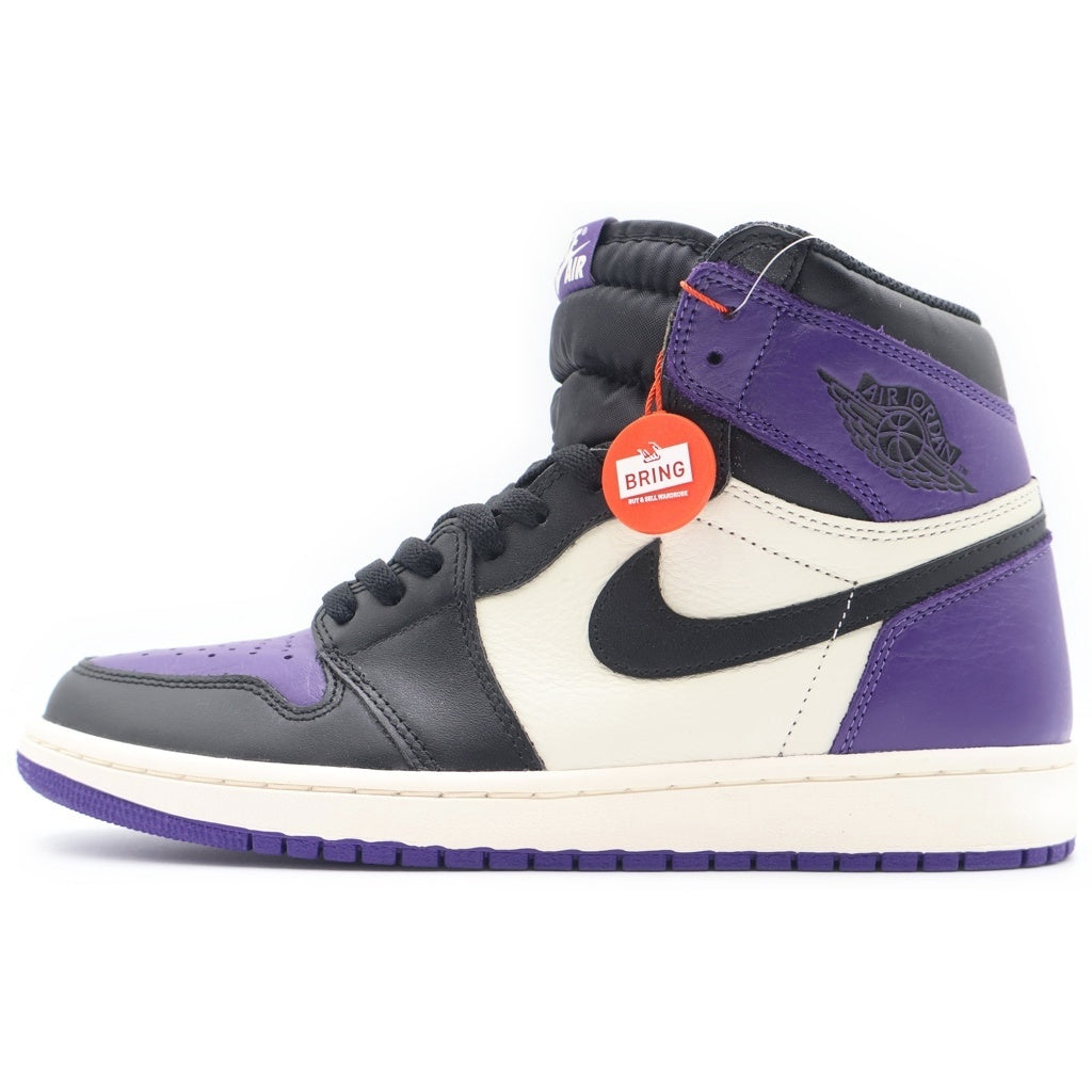 NIKE(ナイキ) AIR JORDAN1 RETRO HIGH OG COURT PURPLE 555088-501 エアジョーダン1 コートパープル ハイカットスニーカー US10/28.0cm ホワイト/パープル