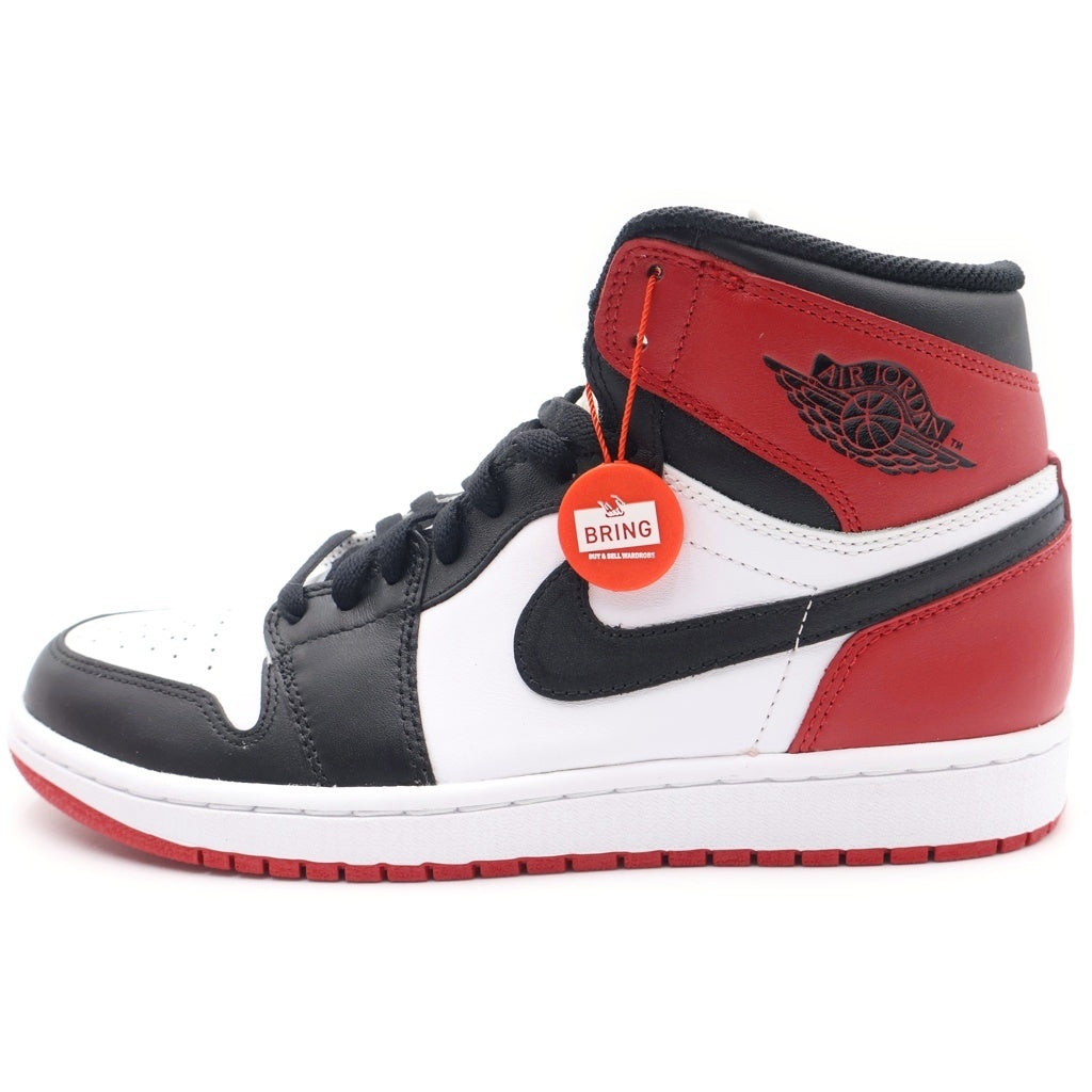 NIKE(ナイキ) 【観賞用 2013年製】 AIR JORDAN1 RETRO HIGH OG 555088-184 エアジョーダン1 ハイカットスニーカー つま黒 US10/28.0cm ブラック/レッド/ホワイト