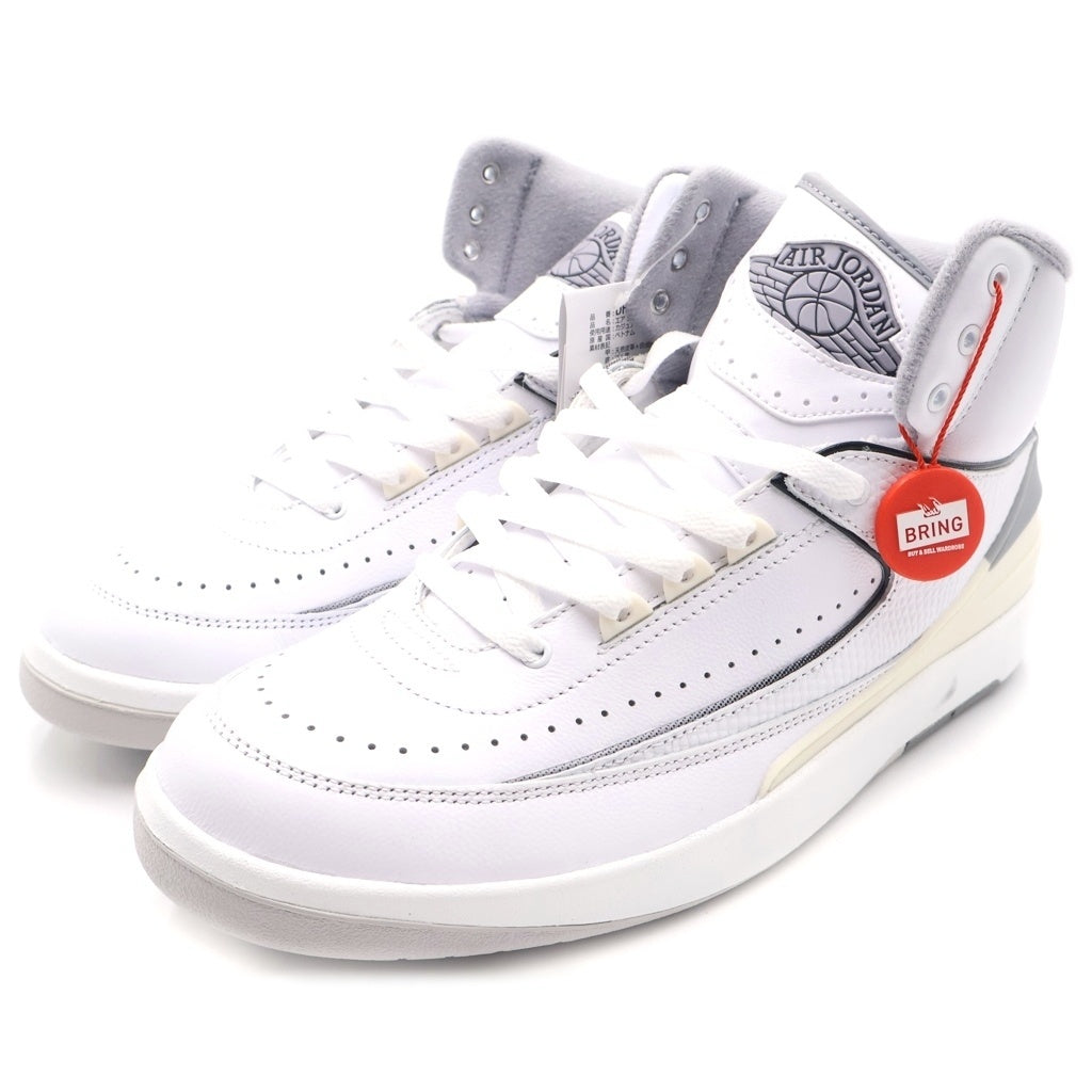 NIKE(ナイキ) AIR JORDAN 2 WHITE AND CEMENT GREY DR8884-100 エアジョーダン2 ホワイト アンド セメントグレー ミッドカットスニーカー US9.5/27.5cm ホワイト/グレー