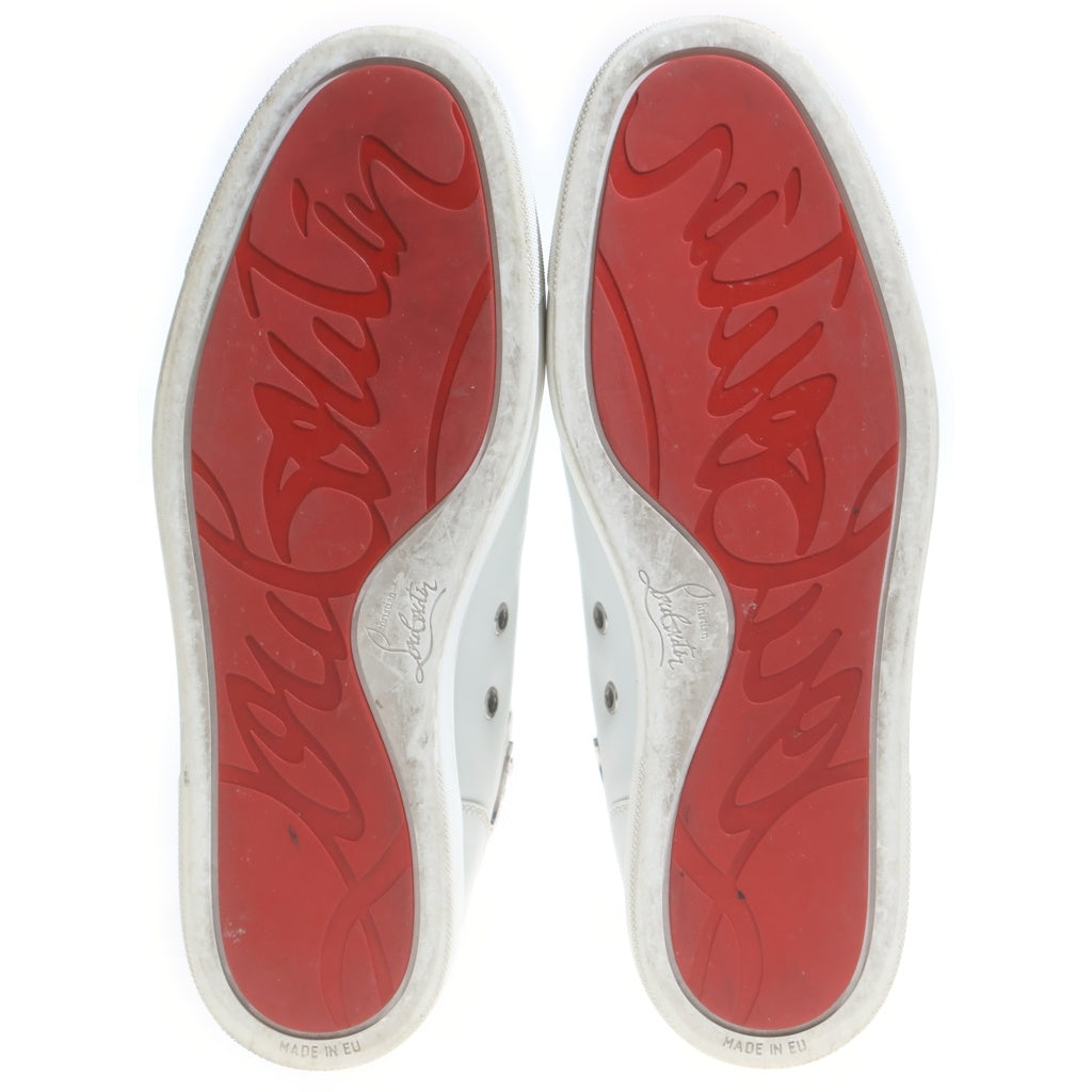 CHRISTIAN LOUBOUTIN(クリスチャンルブタン) レザー ハイカットスニーカー ホワイト 42