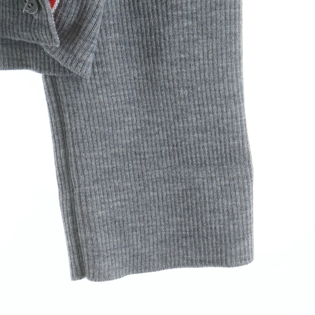 THOM BROWNE(トムブラウン) 4BAR ニットカーディガン MKC459A-Y1014-055 グレー