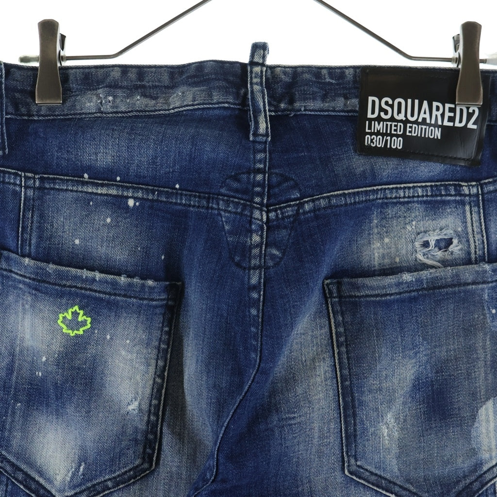 DSQUARED2(ディースクエアード) COOL GUY JEANS クールガイ ジーンズ ストレートパンツ S74LB1436 インディゴ