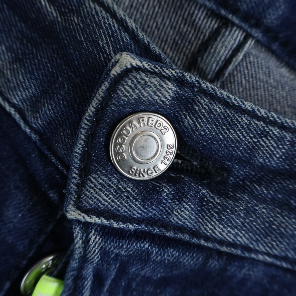 DSQUARED2(ディースクエアード) COOL GUY JEANS クールガイ ジーンズ ストレートパンツ S74LB1436 インディゴ