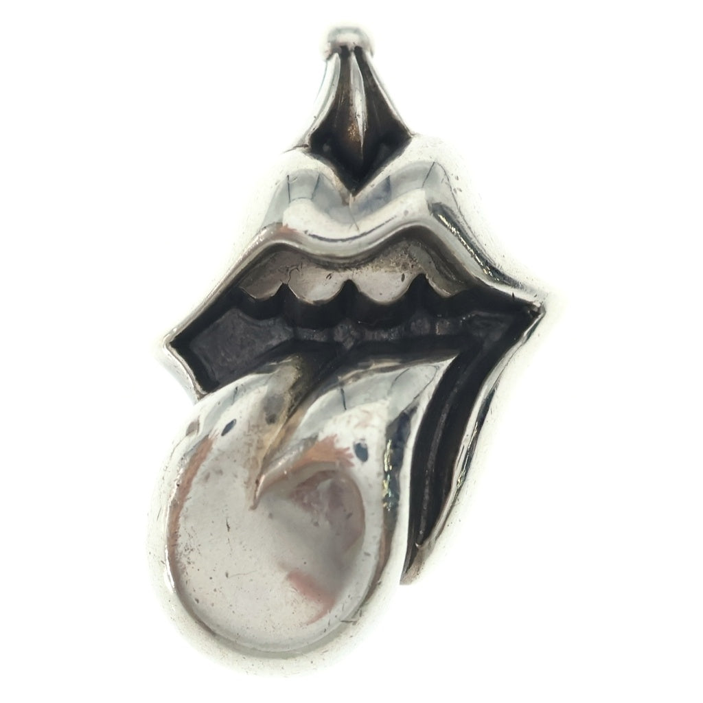 CHROME HEARTS(クロムハーツ) LIPS TONGUE CHARM リップアンドタンチャーム シルバーネックレストップ シルバー