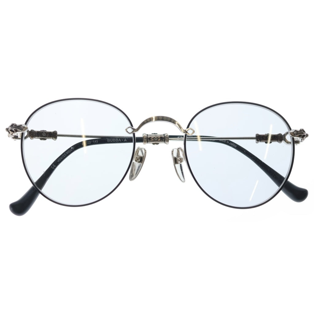 CHROME HEARTS(クロムハーツ) BUBBA-A バッバ オーバルサングラス アイウェア シルバー/ブラック