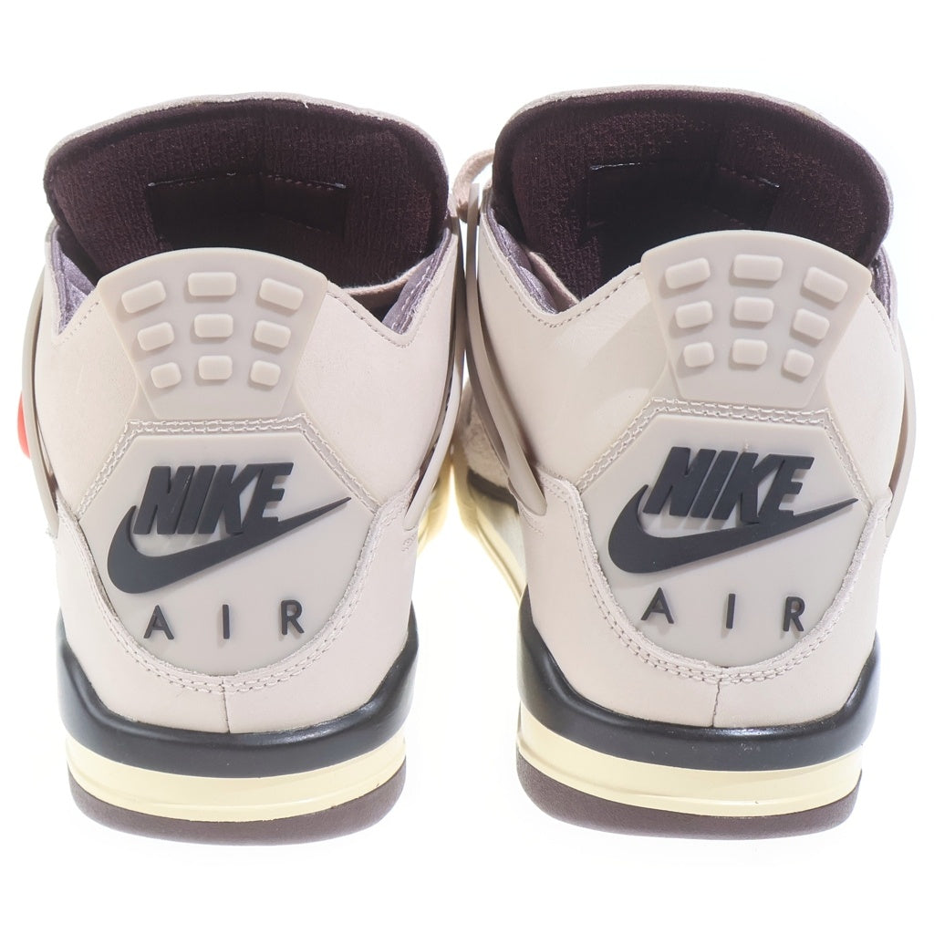 NIKE(ナイキ) ×A MA MANIERE WMNS AIR JORDAN 4 FZ4810-200 アママニエール エアジョーダン ハイカットスニーカー US10/27.0cm ベージュ