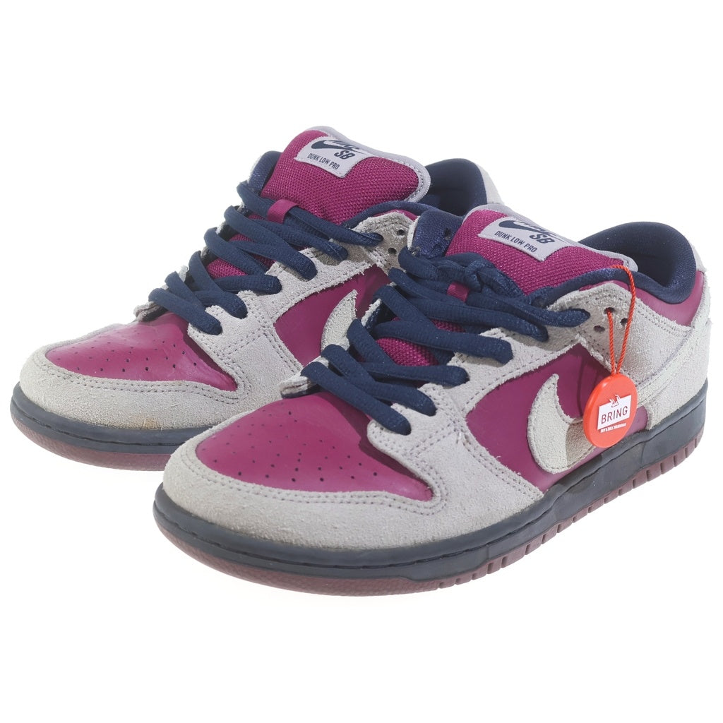 NIKE SB(ナイキエスビー) DUNK LOW PRO BQ6817-001 ダンク アトモスフィアグレー ローカットスニーカー US8/26.0cm グレー/パープル