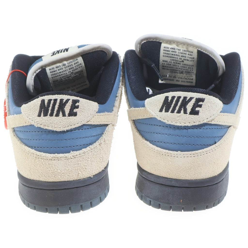 NIKE SB(ナイキエスビー) DUNK LOW PRO BQ6817-200 ダンク ライトクリーム ローカットスニーカー US8/26.0cm ブルー/ホワイト