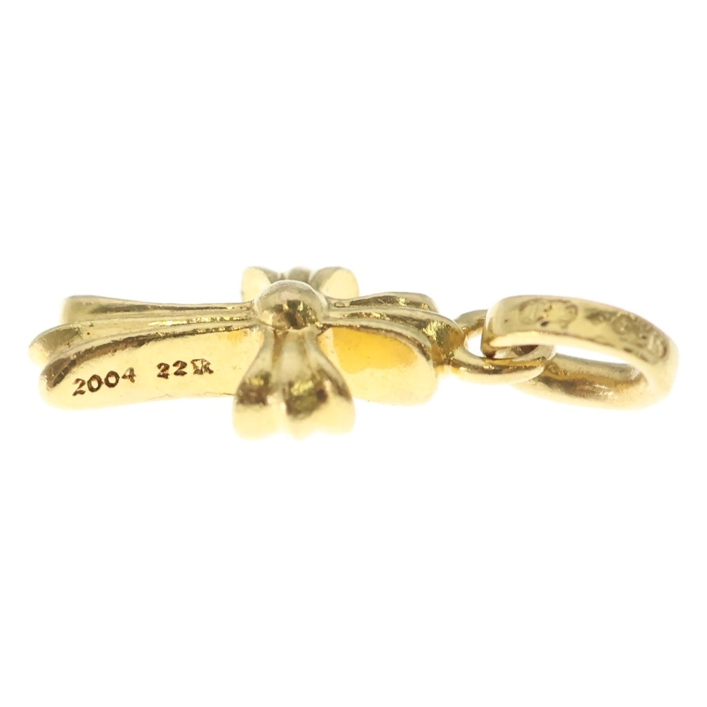 CHROME HEARTS(クロムハーツ) 22K CRS BBYFAT P/DIA ベイビーファットクロス PAVEダイヤ ペンダントトップ ゴールド BCA035