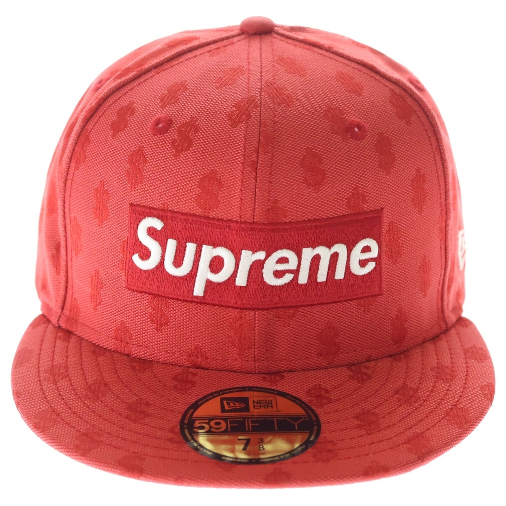 SUPREME(シュプリーム) 18SS×New Era Monogram Box Logo ニューエラ モノグラム ボックスロゴ ベースボールキャップ 帽子 レッド