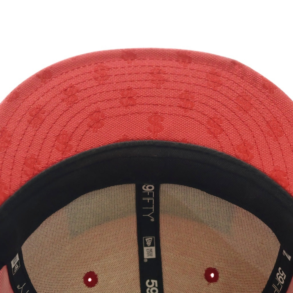 SUPREME(シュプリーム) 18SS×New Era Monogram Box Logo ニューエラ モノグラム ボックスロゴ ベースボールキャップ 帽子 レッド