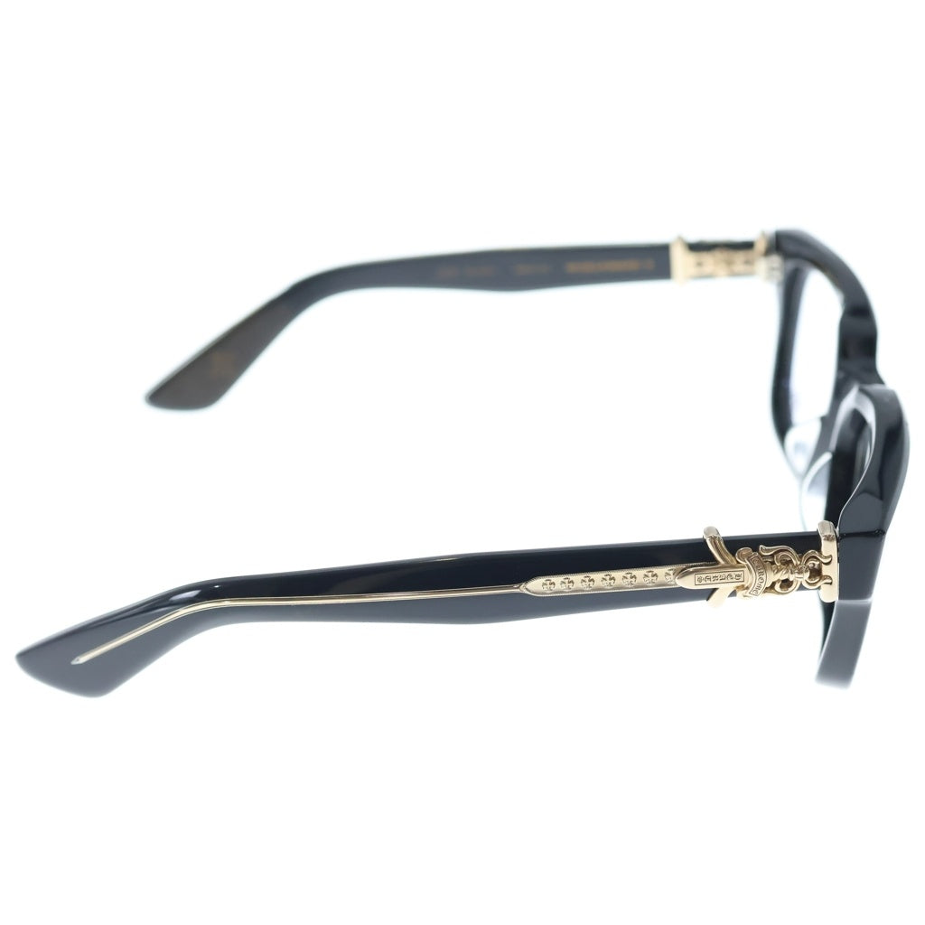 CHROME HEARTS(クロムハーツ) VAGILLIONAIRE II BK-18KGP ダガー テンプルウエリントン メガネ 眼鏡 アイウェア ブラック/ゴールド
