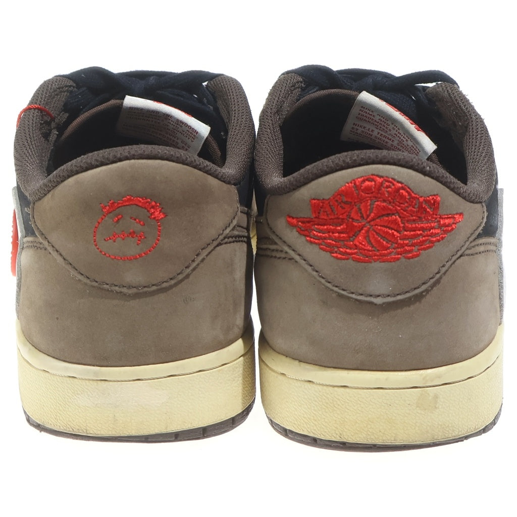 NIKE(ナイキ) ×TRAVIS SCOTT AIR JORDAN 1 LOW OG SP-T CQ4277-001 トラヴィススコット エアジョーダン ローカットスニーカー US11/29.0cm ブラウン/ブラック
