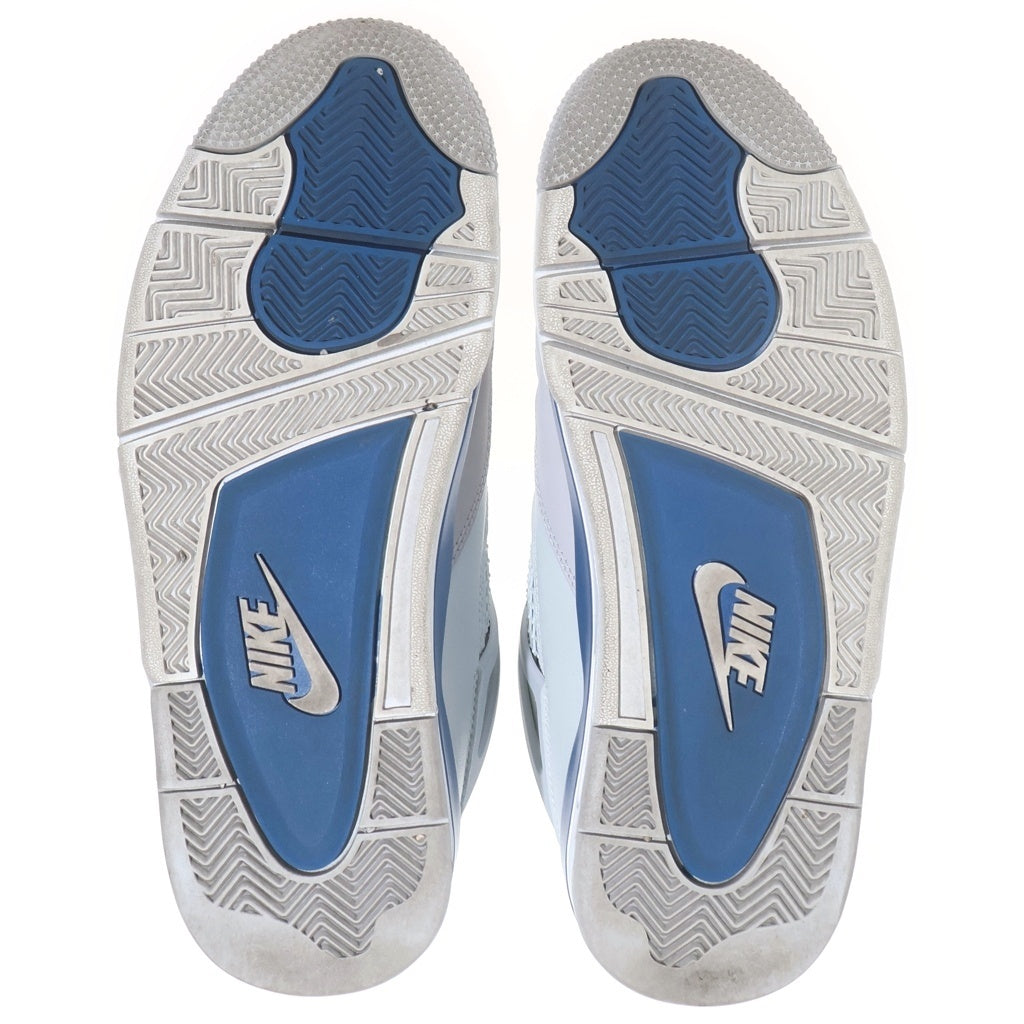 NIKE(ナイキ) AIR JORDAN 4 FV5029-141 エアジョーダン4 レトロ インダストリアルブルー US8.5/26.5cm ホワイト/ブルー